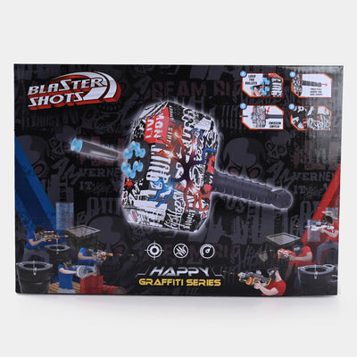 Hammer Shape Blaster Soft Dart Target Toy For Kids
