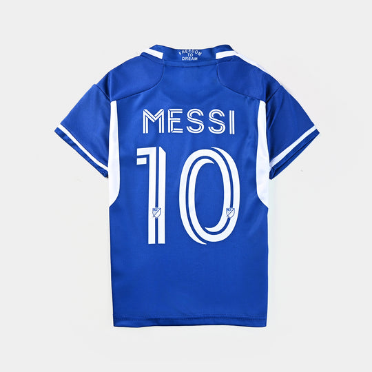 Boys Polyester Sports Suit -Blue