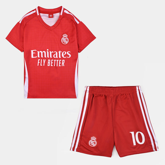 Boys Polyester Sports Suit -Red