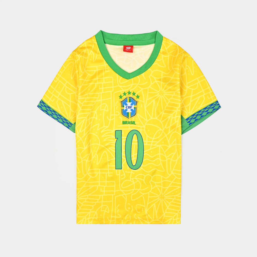 Boys Polyester Sports Suit -Yellow