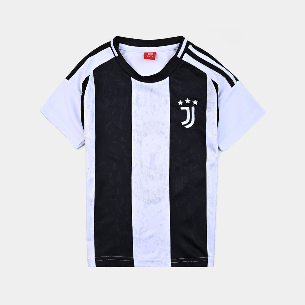 Boys Polyester Sports Suit -White