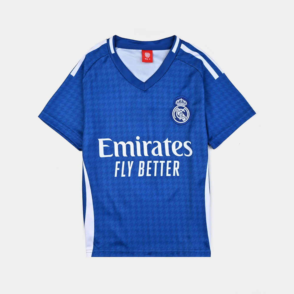 Boys Polyester Sports Suit -Blue