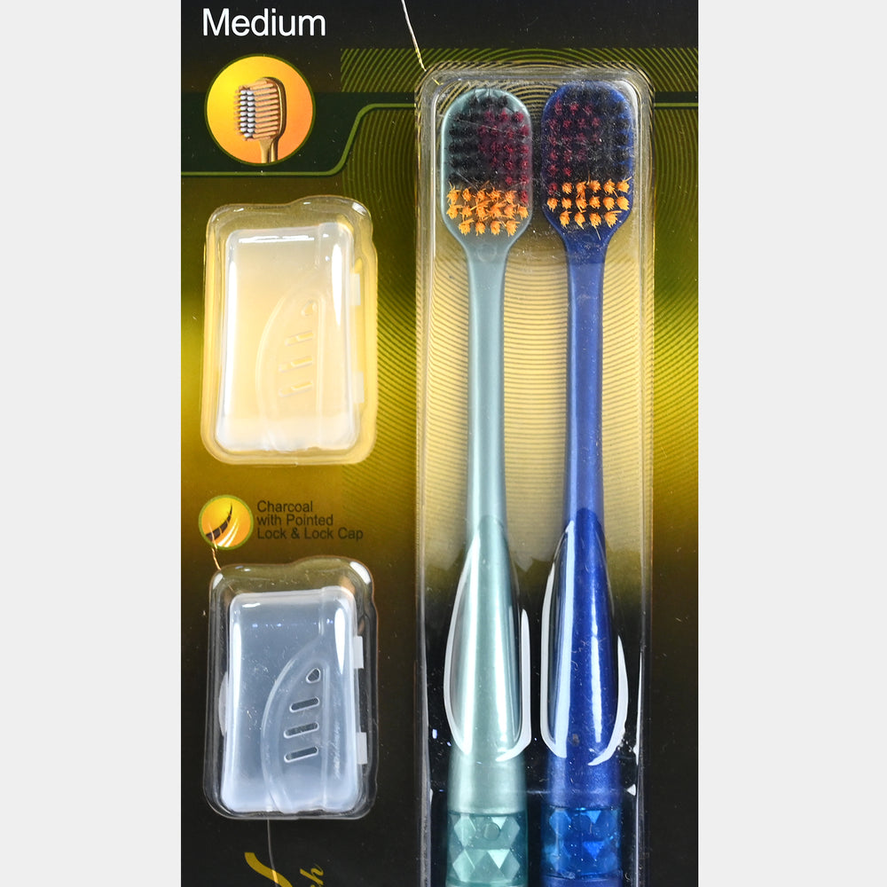 Twin Pack Pointed Filaments Toothbrush Ep005
