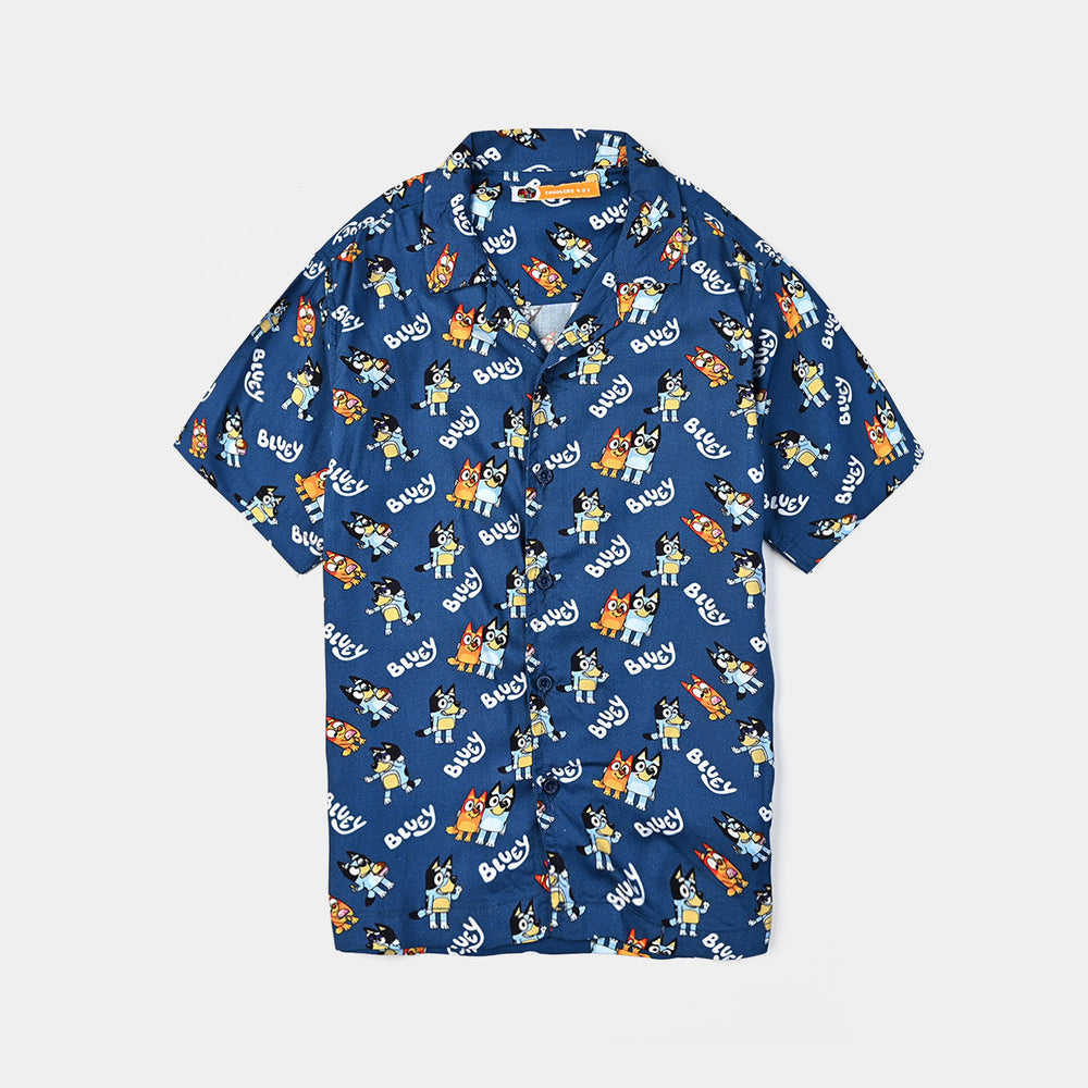 Boys Viscose Nightwear Bluey-Blue