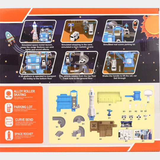 Interactive Space Station Track Set For Kids