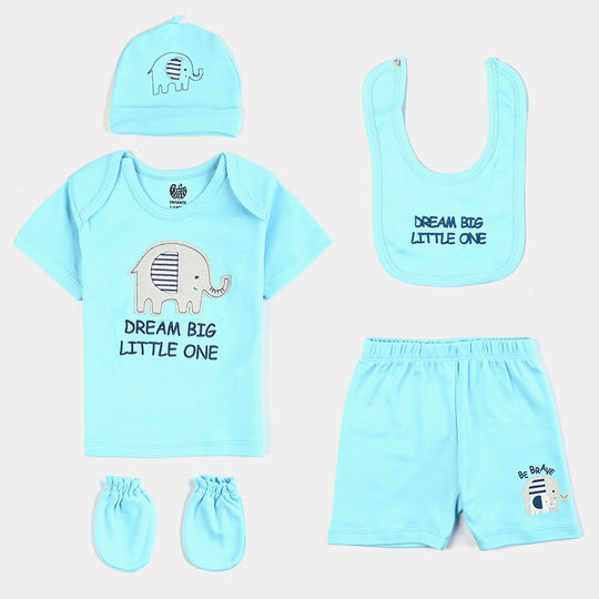Infant Boys Cotton Interlock 5 Piece Set-T. Breeze