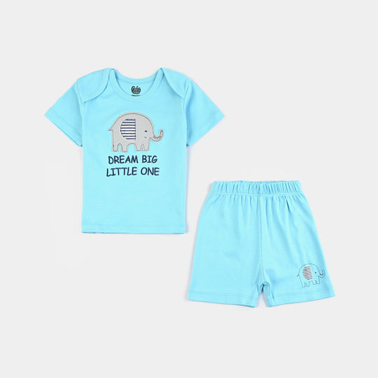 Infant Boys Cotton Interlock 4 Piece Set-T. Breeze