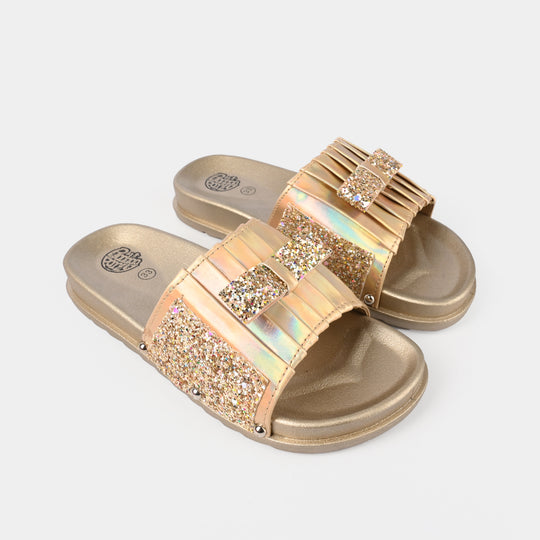 Girls Slide 016-GOLDEN