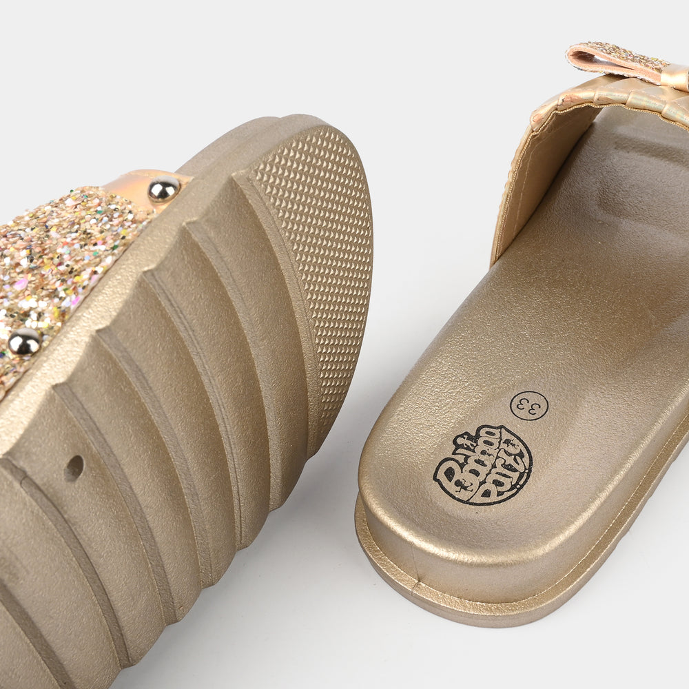 Girls Slide 016-GOLDEN