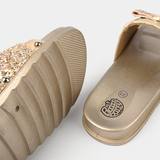 Girls Slide 016-GOLDEN