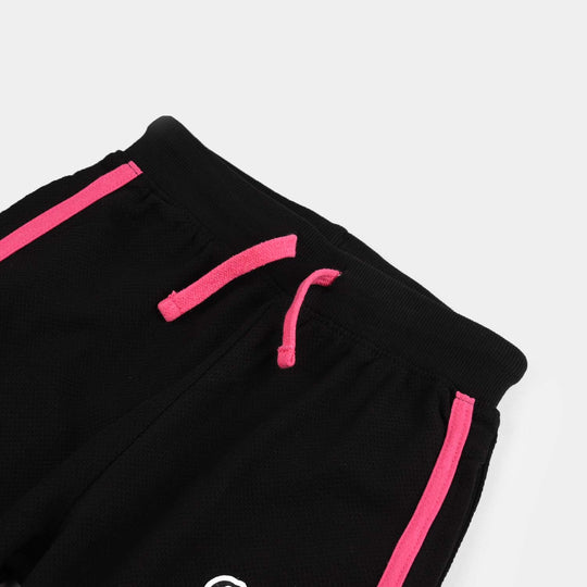 Girls Jersey/Terry Pyjama Good Vibes Only-Jet Black