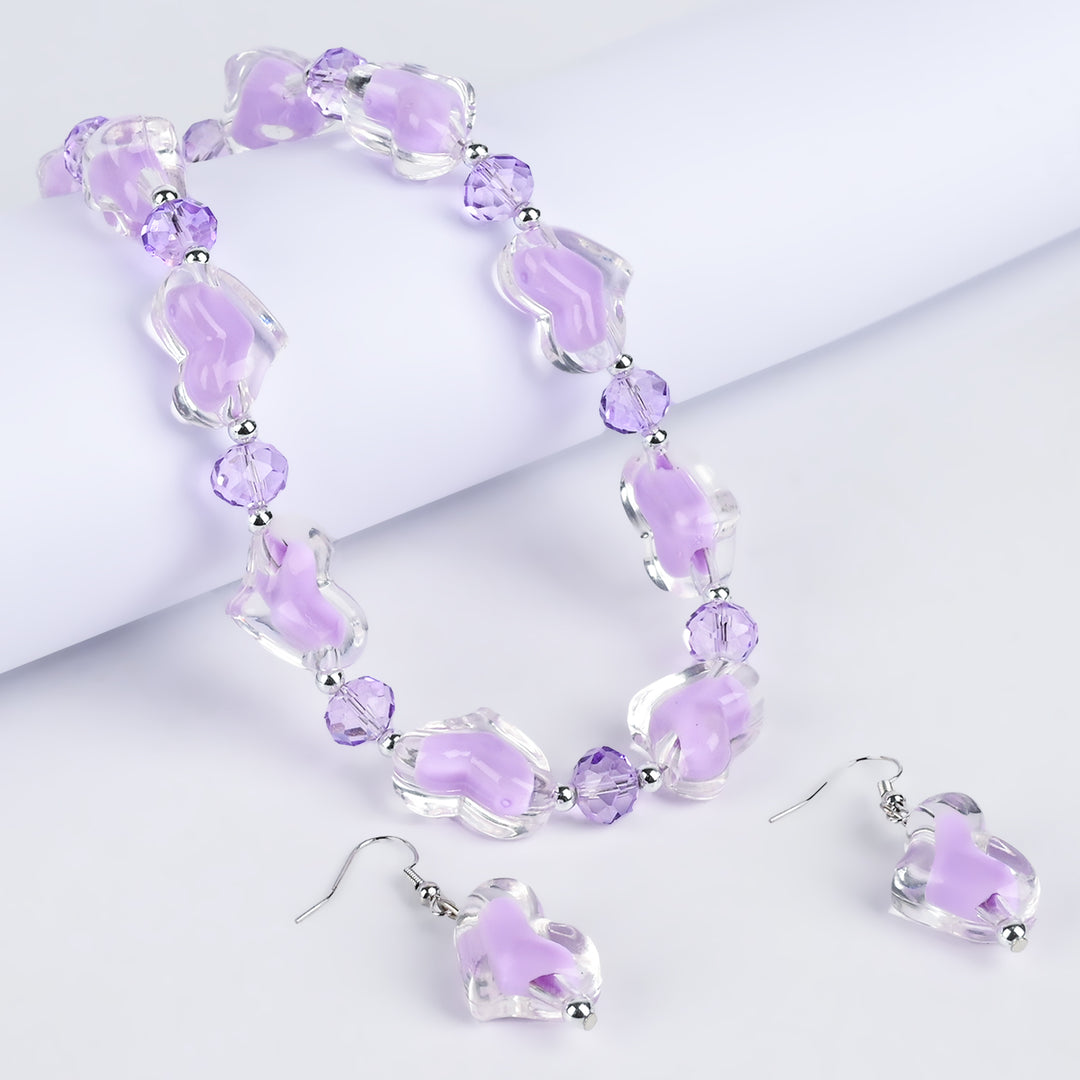 Elegant Necklace & Earrings Set | Stylish Jewelry for Girls