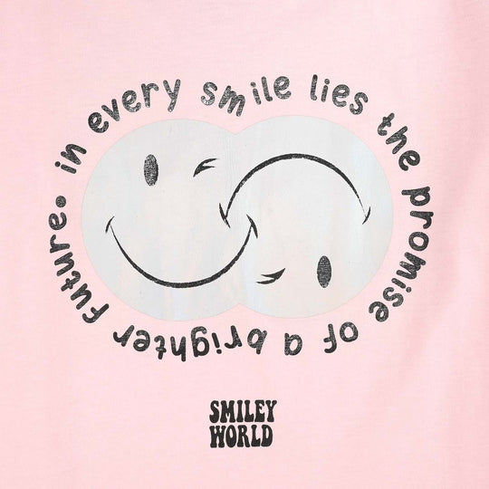 Girls Cotton Jersey T-Shirt H/S Lovely Time-Pink