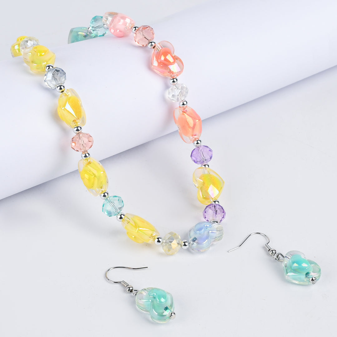 Elegant Necklace & Earrings Set | Stylish Jewelry for Girls