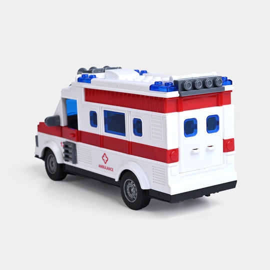 Remote-Controlled Vehicle Ambulance Toy For Kids
