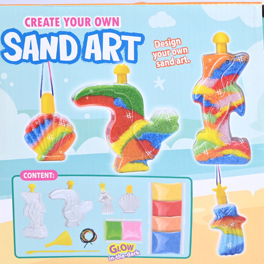 Create Your Own Sand Art – Glow-in-the-Dark Activity Kit For Kids