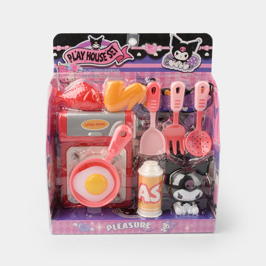 Gas Stove Kitchen Set For Girls