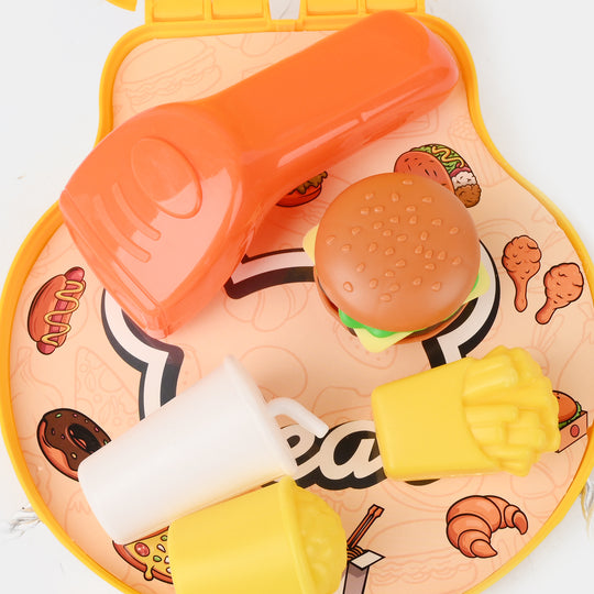 Kids Mini Burger Shop Game Toy Set