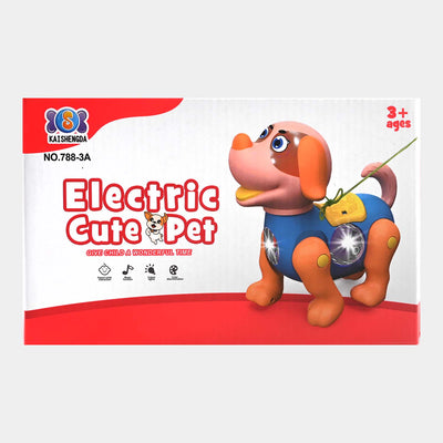 Battery Operated Cartoon Dog With Light