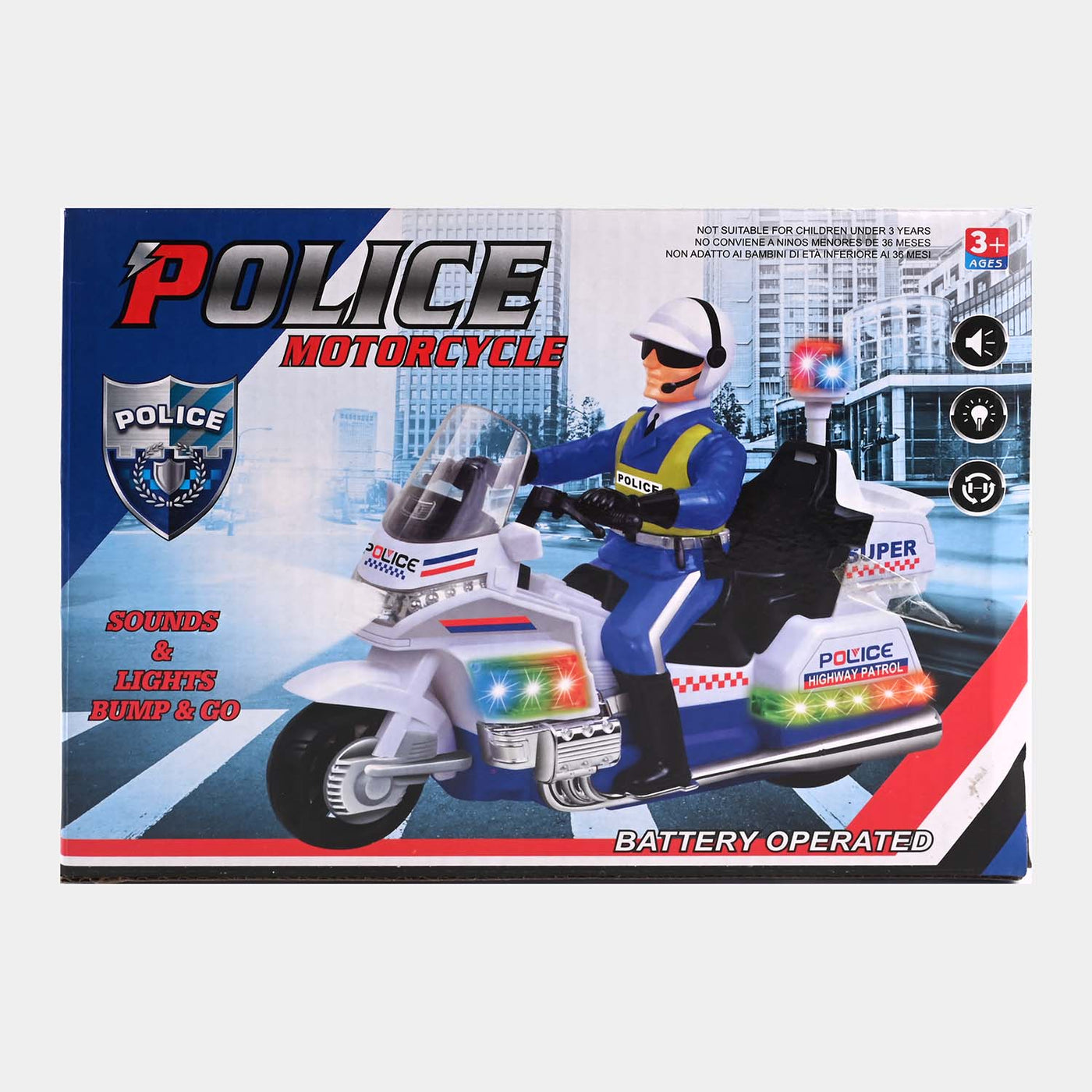 Character Motorbike Sound and Music Toy