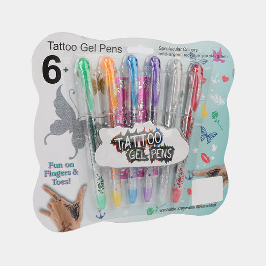 Tattoo Gel Pens | Temporary Body Art Set