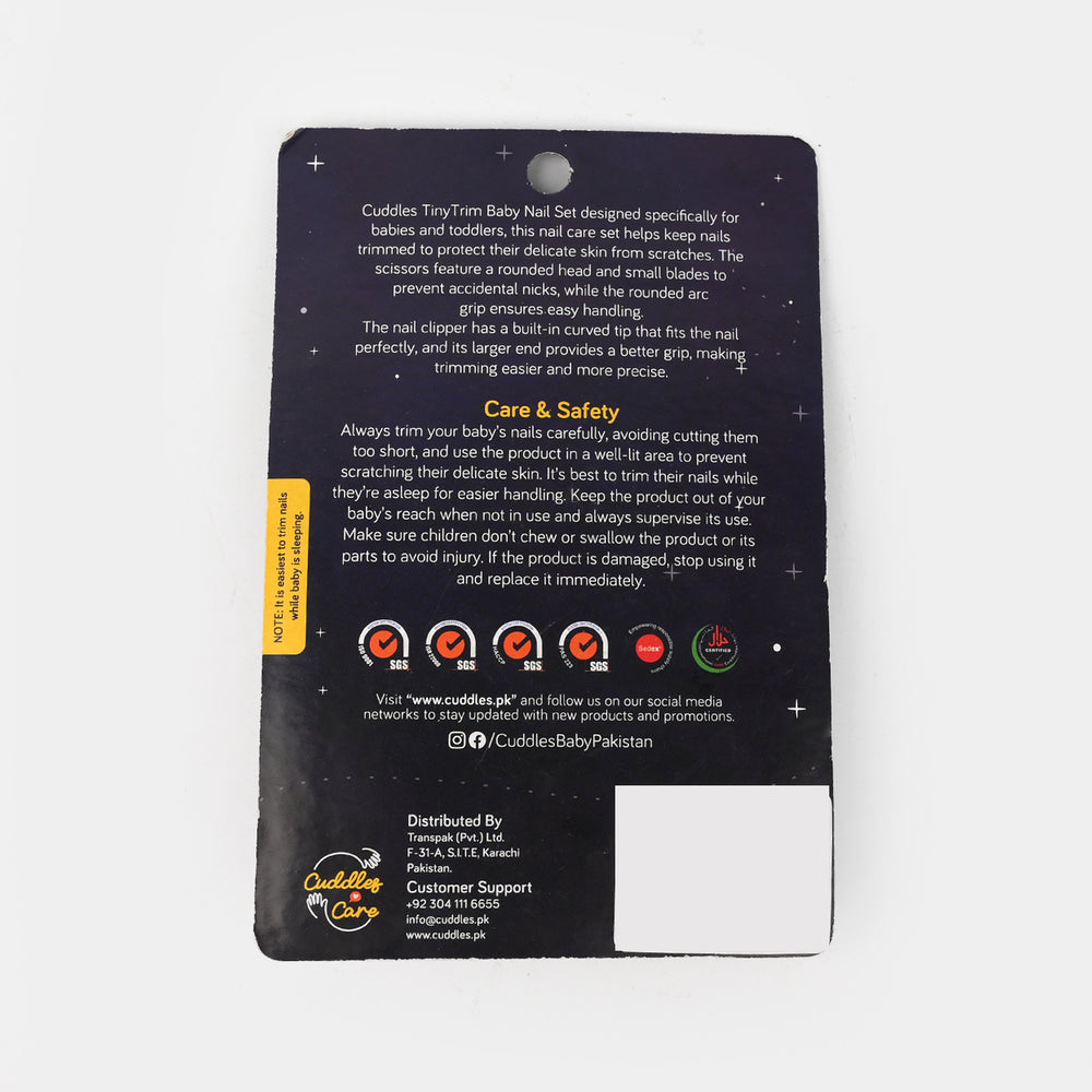 Cuddles Tiny trim Baby Nail Set | 0m+