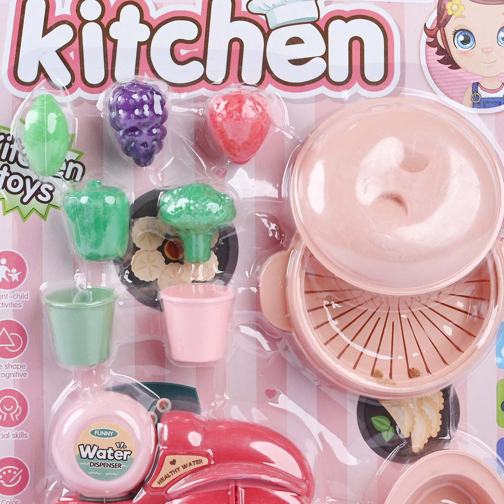 Water Dispenser With Food & Kitchen Set