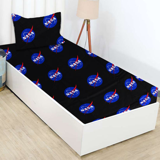 Kids Single Bed Sheet with Pillow