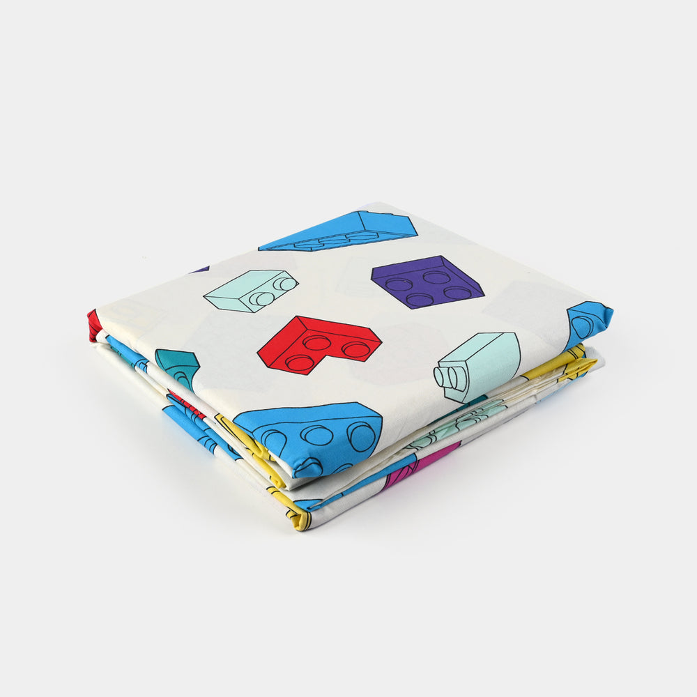 Kids Single Bed Sheet with Pillow