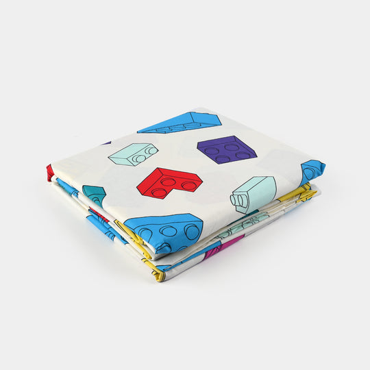 Kids Single Bed Sheet with Pillow