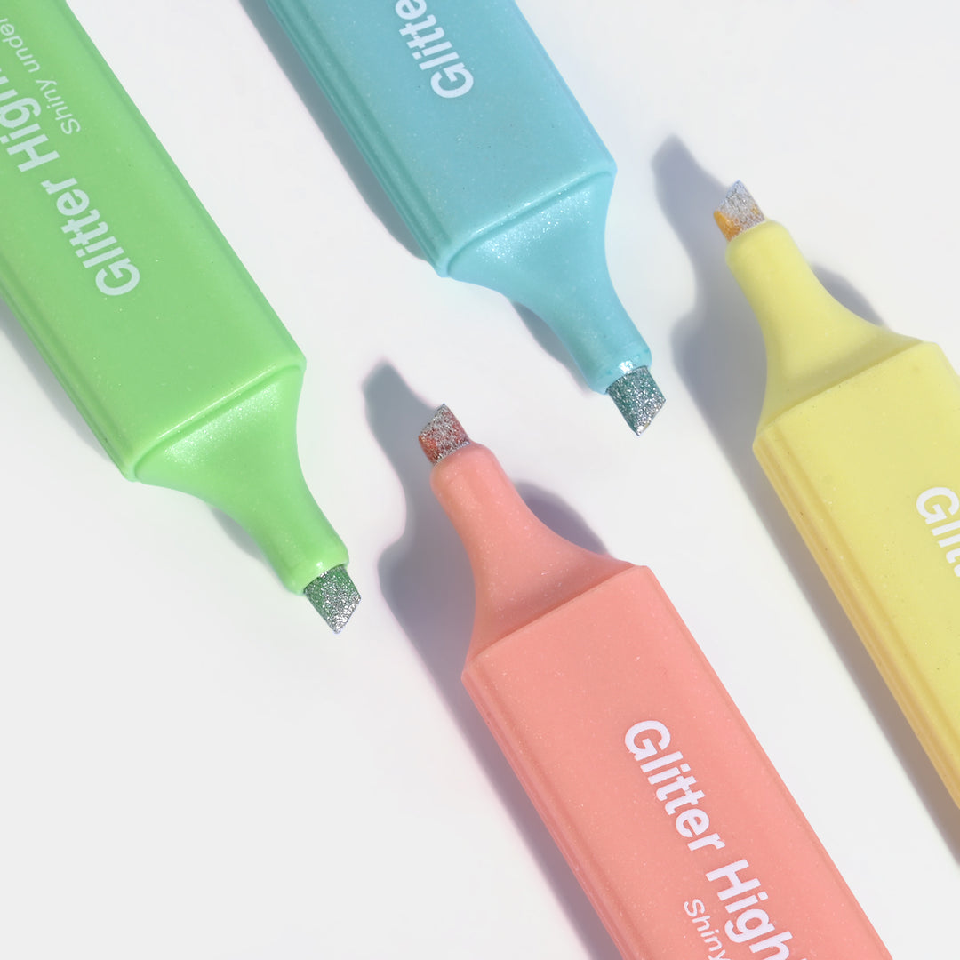 Glitter Highlighter Pastel Color