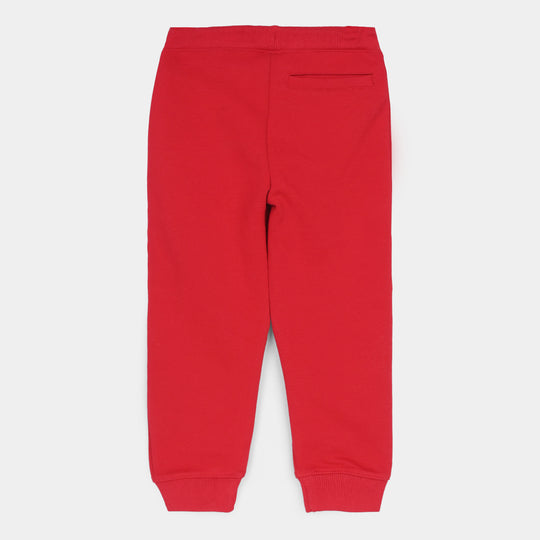 Boys Cotton Interlock Pajama The Future-C.Red