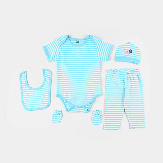 Infant Boys Cotton Interlock 5 Piece Set