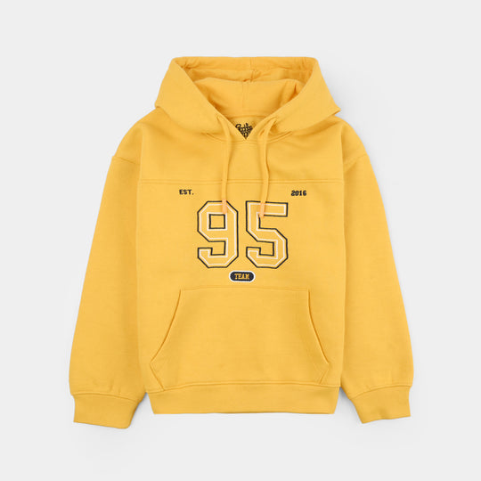 Boys Fleece 2 Piece Suit NO.95-Yellow