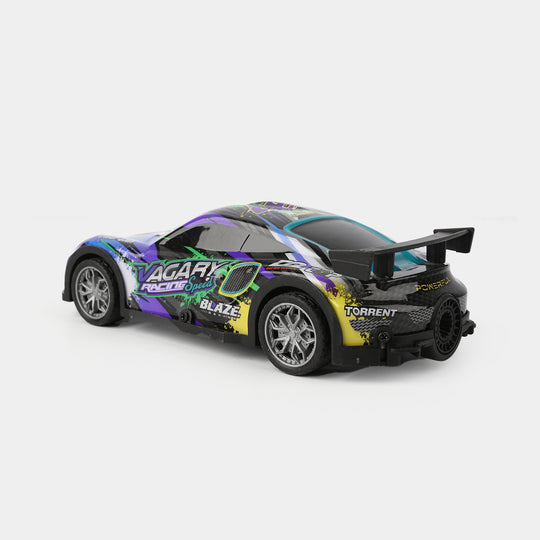 Friction Power Racing Car With Light & Sound
