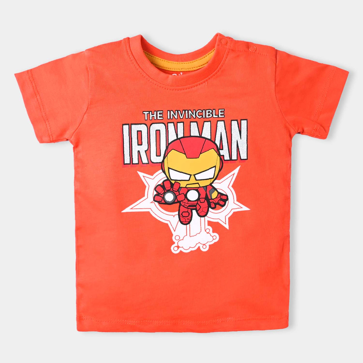 Infant Boys Slub Jersey T-Shirt-C.tomato