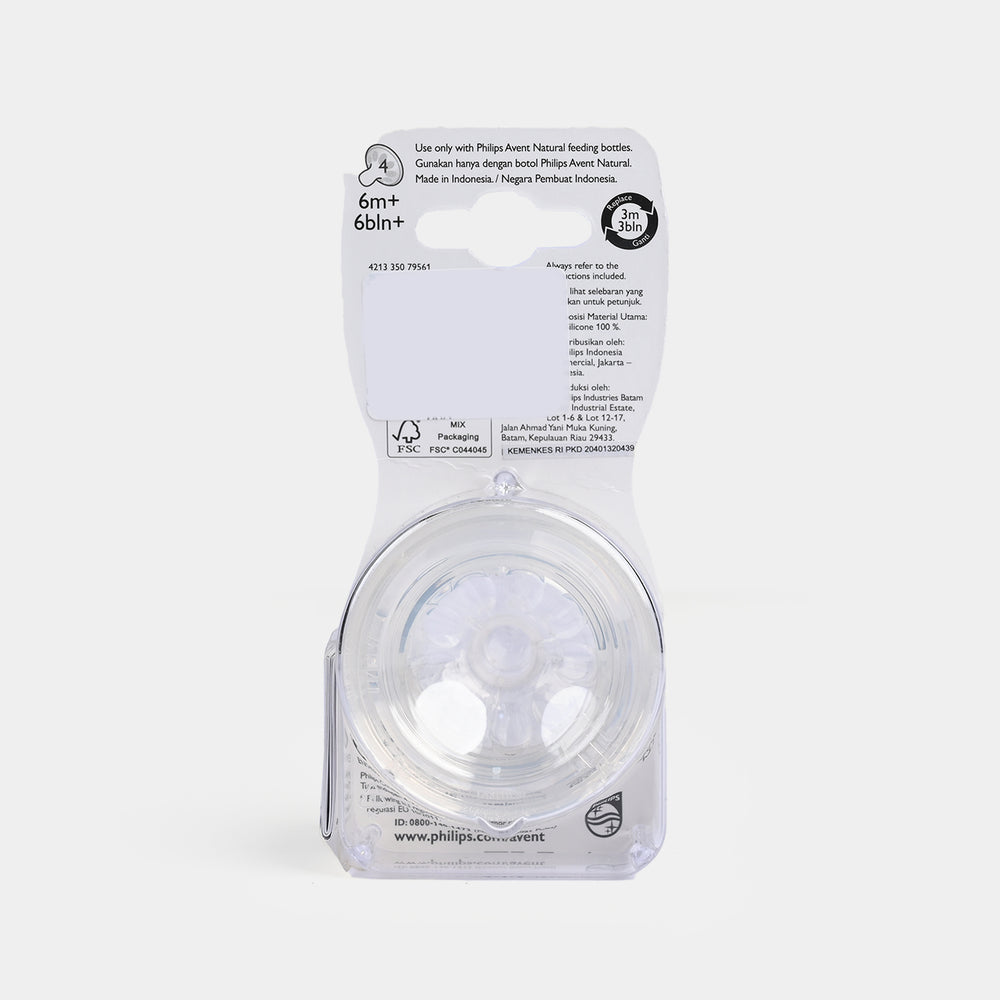 Philips Avent Anti-Colic Nipple 2 Pcs - 6m+