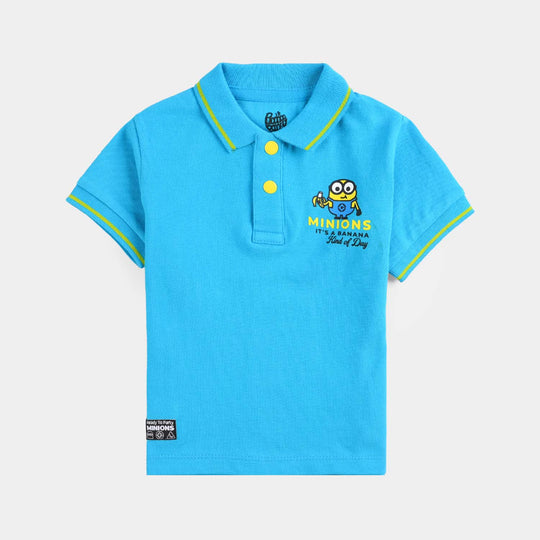 Infant Boys Jumbo Pique Polo-Haw Ocean