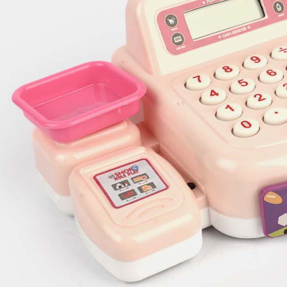 Toy Cash Register Play Set With Light & Sound