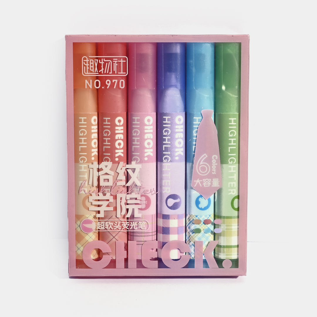 Art Markers, Highlighter | 06Pcs