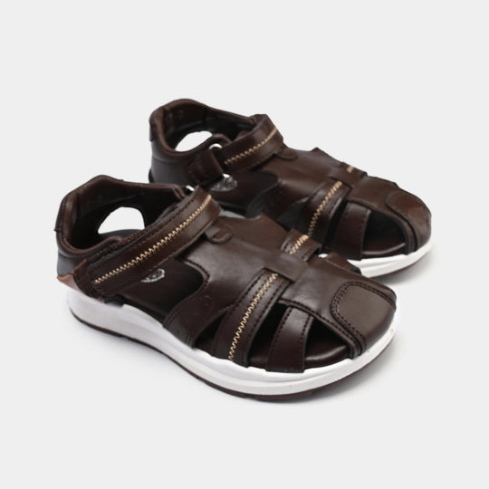 Boys Sandal 1017-2-Coffee/Brown