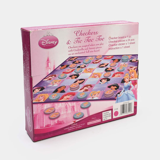 Checkers & Tic Tac Toe Game Set