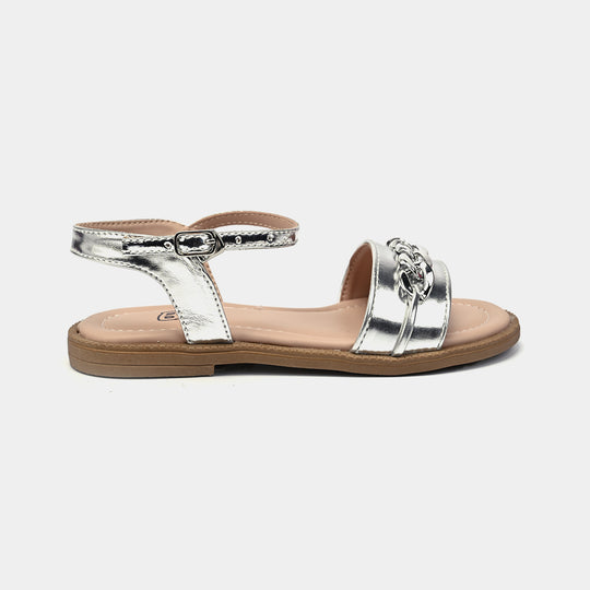 Girls Sandal DM-004-SILVER