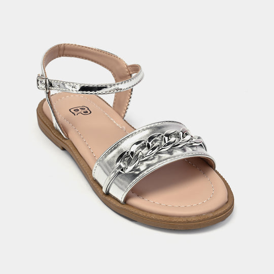 Girls Sandal DM-004-SILVER