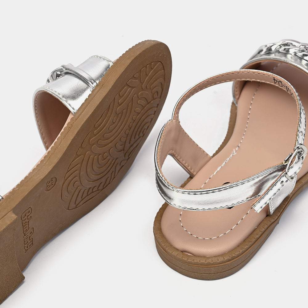 Girls Sandal DM-004-SILVER