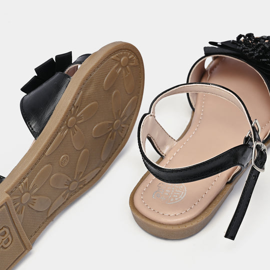 Girls Sandal 1338-BLACK
