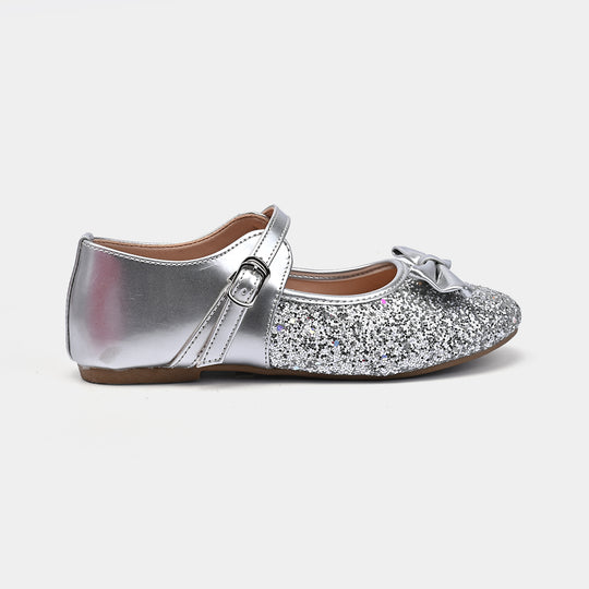 Girls Pumps ZP-061-SILVER