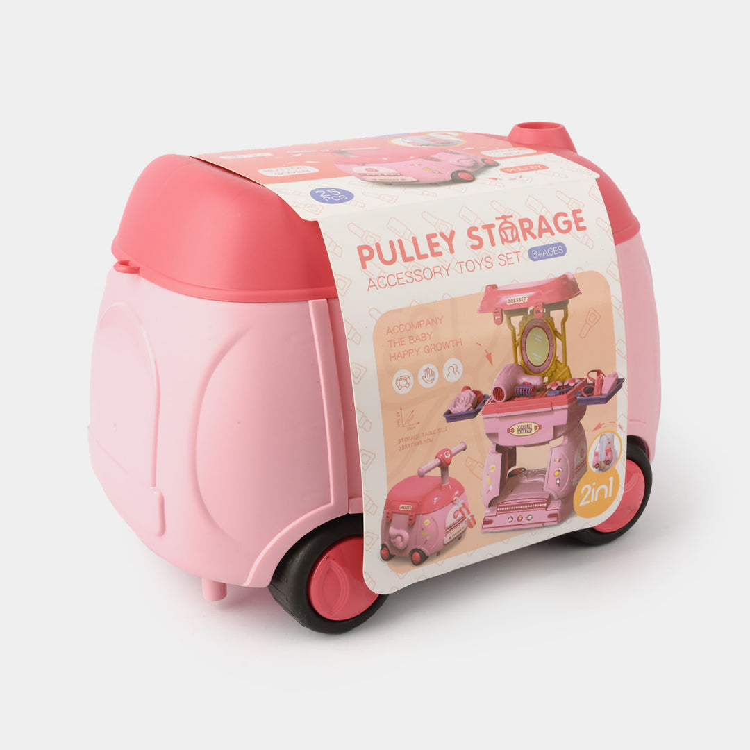 Pulley Storage Girls’ Dressing Accessory Set