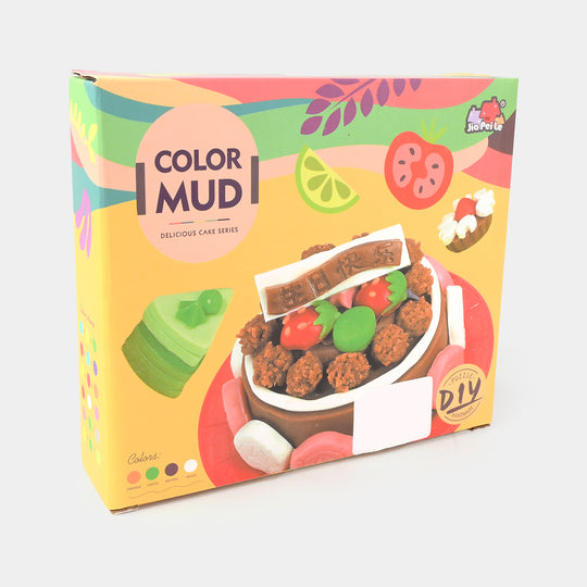 DIY Color Cake Play Dough Set for Kids