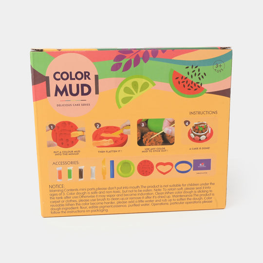DIY Color Cake Play Dough Set for Kids